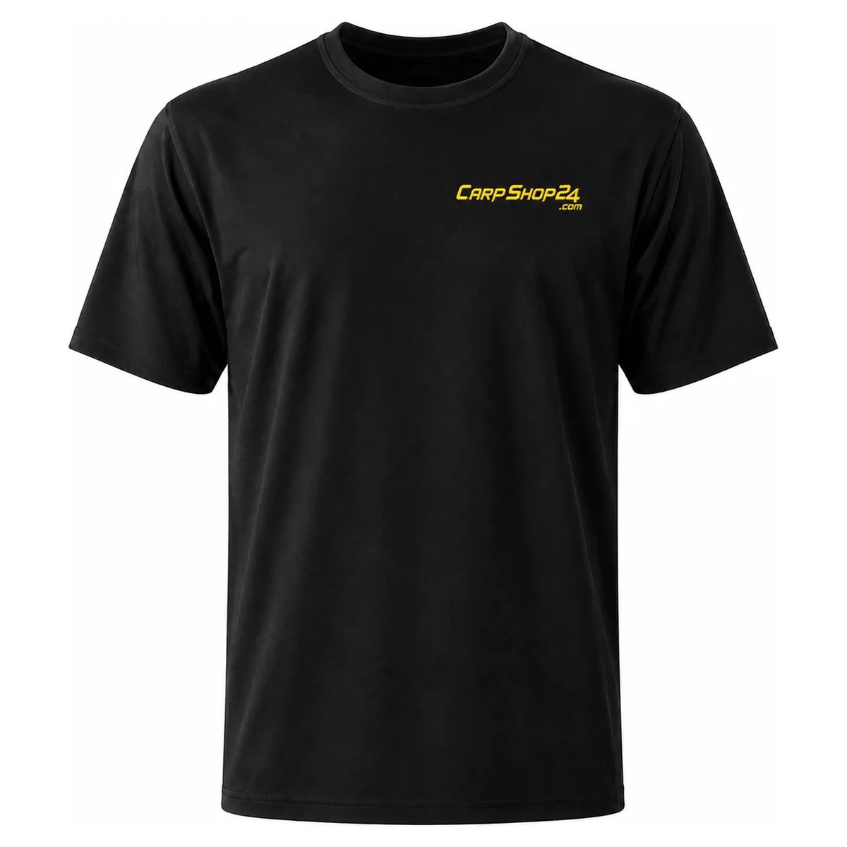 CARPSHOP24 zwart T-shirt met klein borstlogo