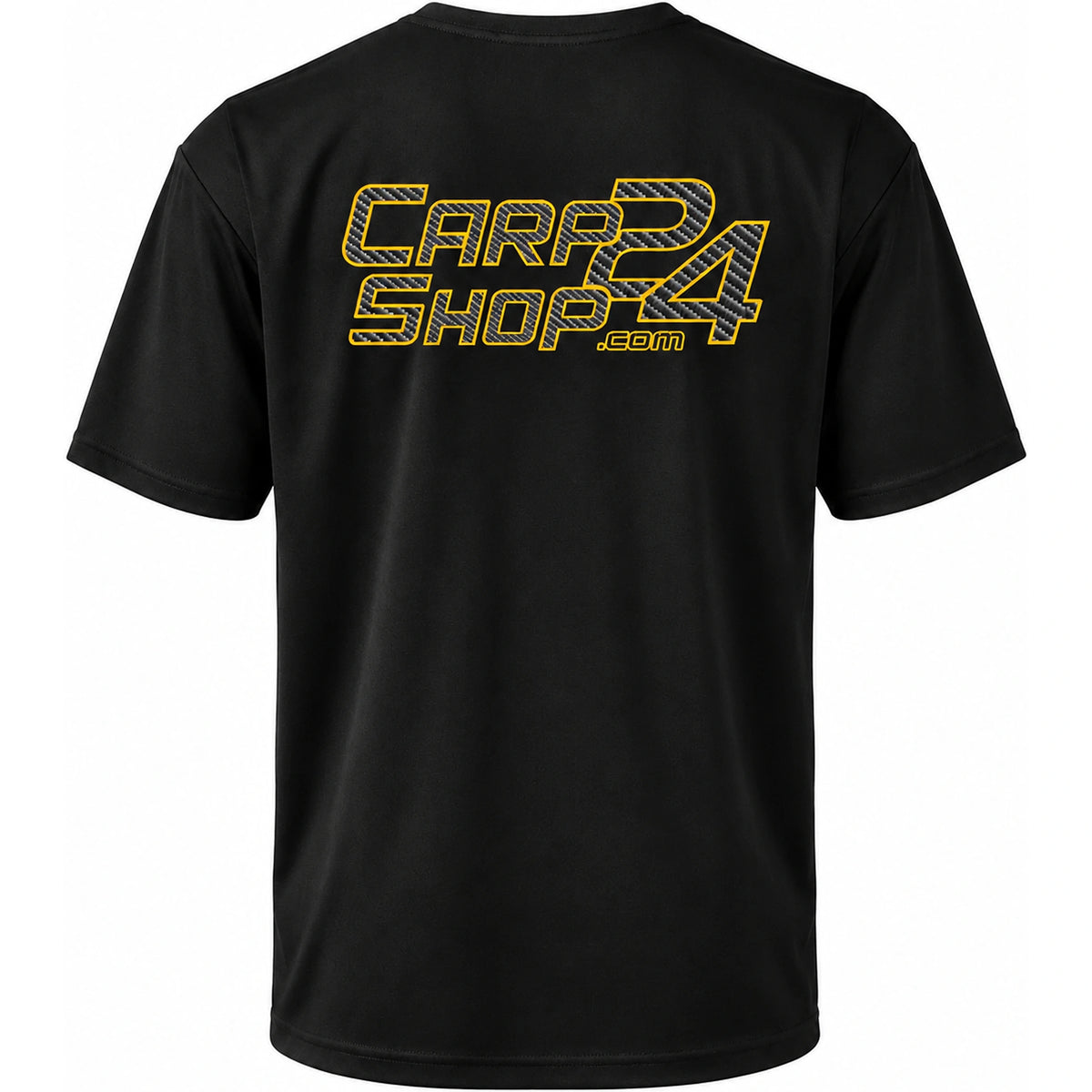 CARPSHOP24 zwart T-shirt met groot ruglogo
