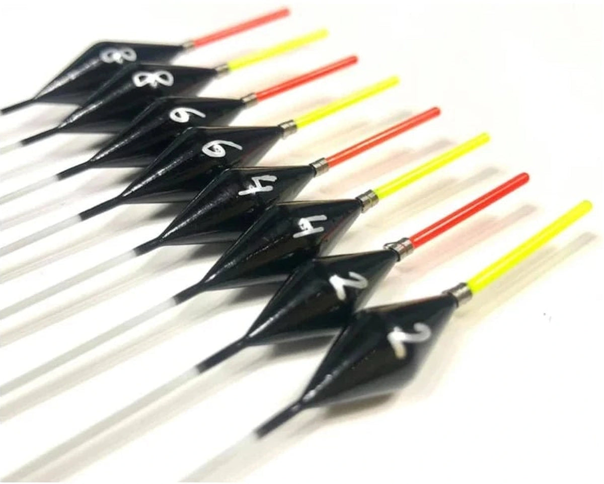 Assortiment Carpshop24 Carp 1 dobbers van 0,20 tot 0,80 gram