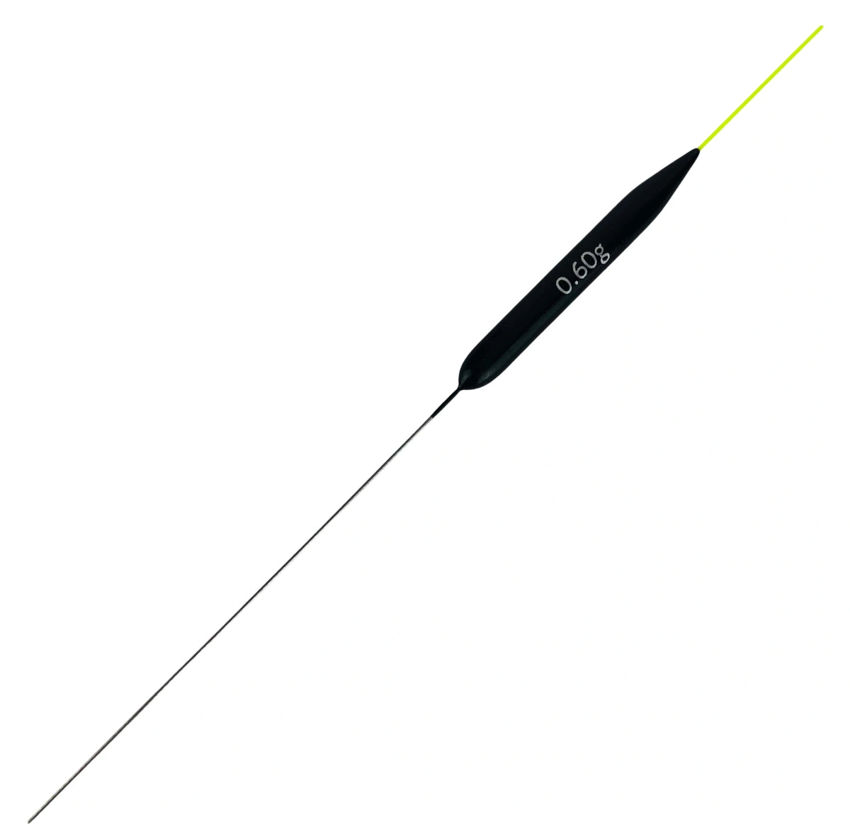 Carpshop24 Kanaal 4 – slanke 0,60 g dobber met gele fiber bovenantenne en inox onderantenne