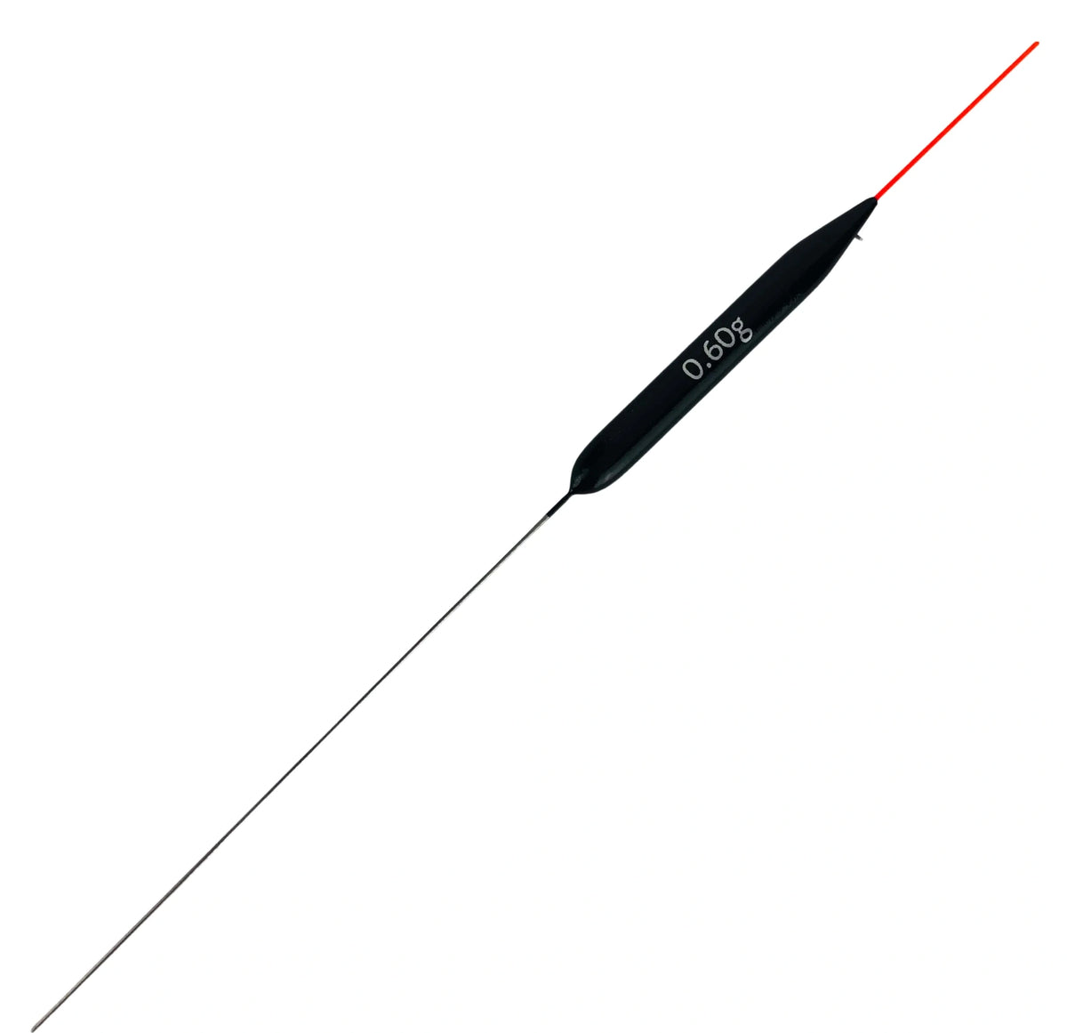 Carpshop24 Kanaal 4 – slanke 0,60 g dobber met rode fiber bovenantenne en inox onderantenne