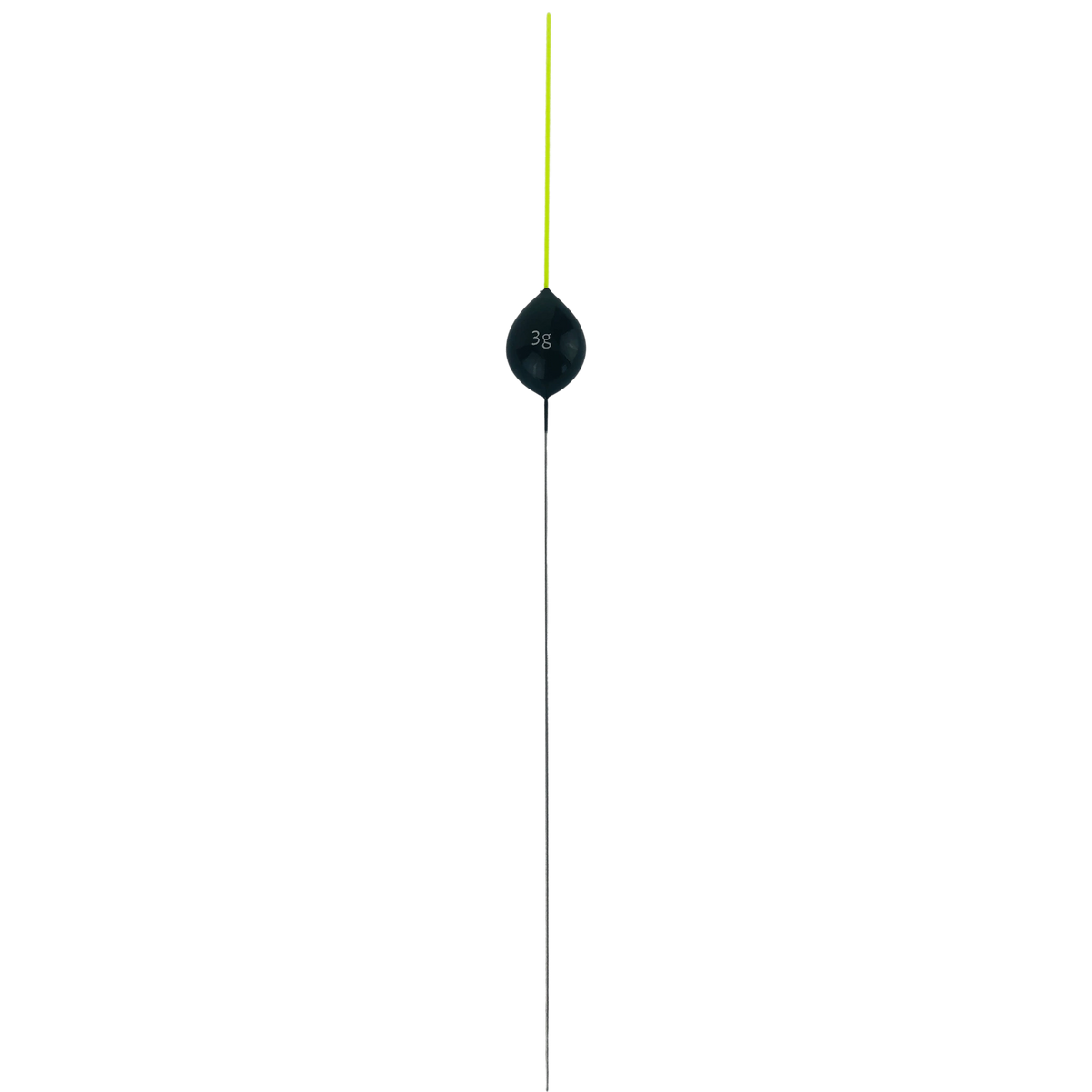 Carpshop24 Kanaal 8 dobber 3.00 g met gele antenne
