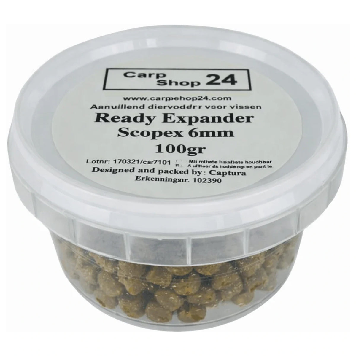 Carp Shop 24 Ready Expander Scopex 6 mm in gesloten bakje van 100 gram