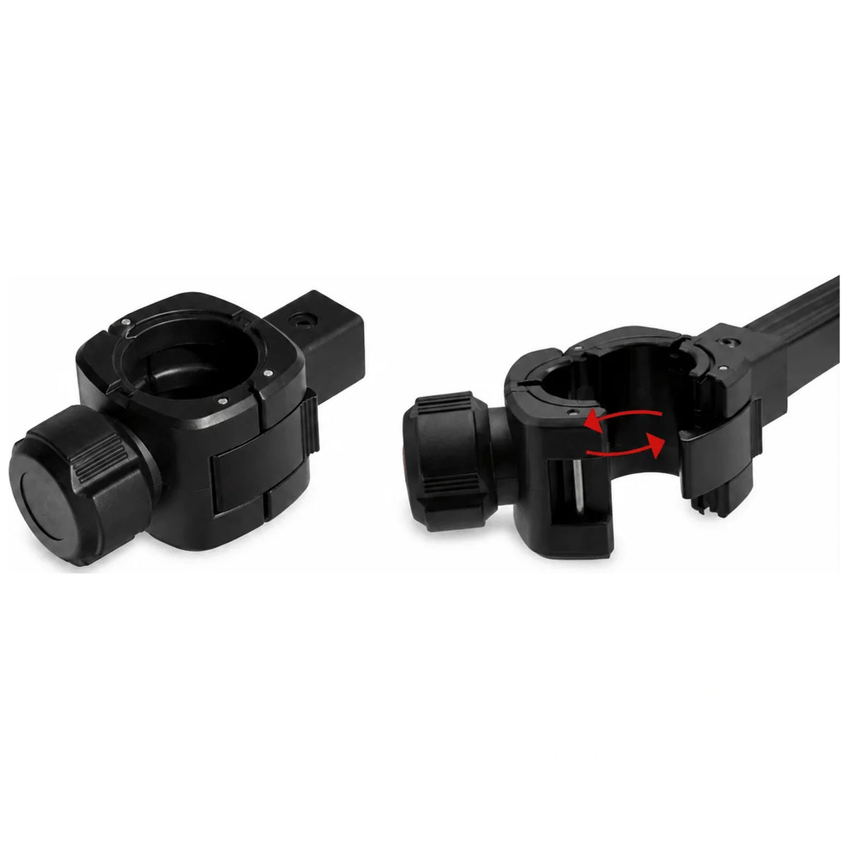 Colmic Quick Release-klem in gesloten en geopende stand