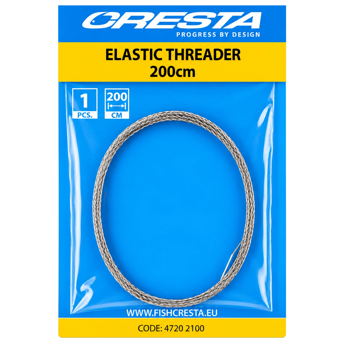 Cresta Diamond Elastic Threader 2 m – elastiektrekker in verpakking