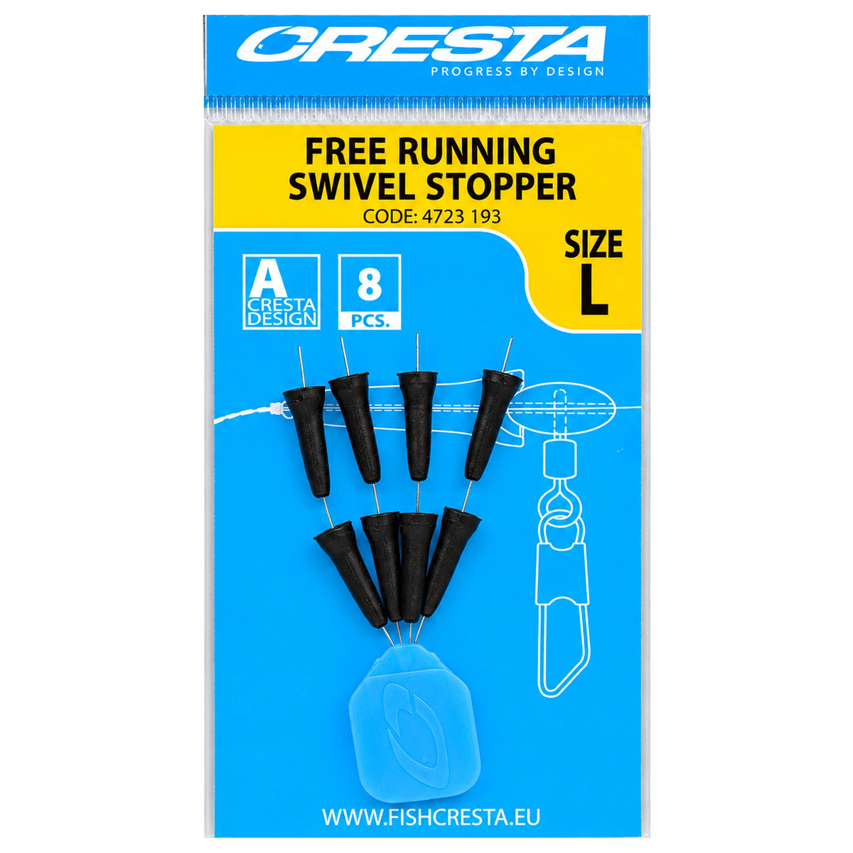 Cresta Free Running Swivel Stoppers Large