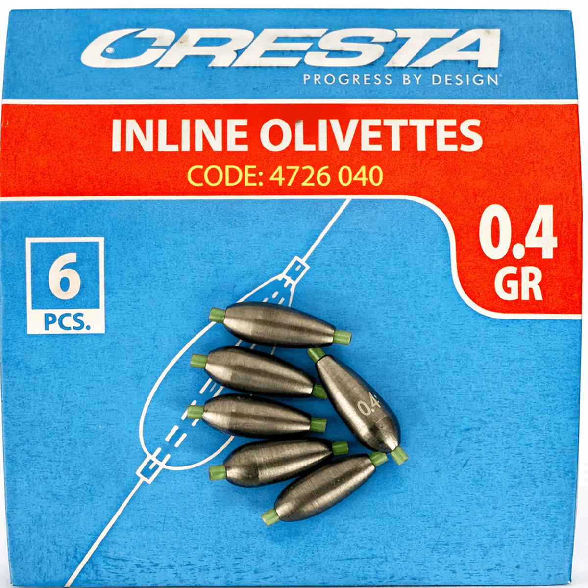 Cresta Inline Olivettes 0,4 g