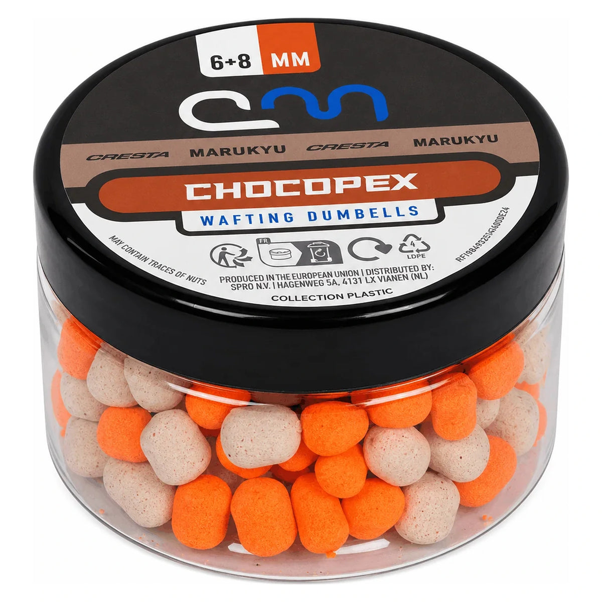 Cresta-Marukyu-Dumbell-Wafters-Chocopex-orange-white