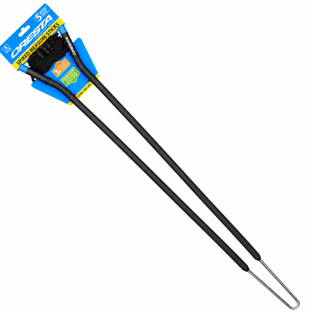 Volledige Cresta Spiked Measure Sticks-set diagonaal in de originele verpakking