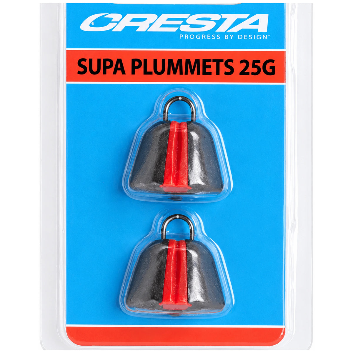 Cresta Supa Plummets peillood 25 g twee stuks