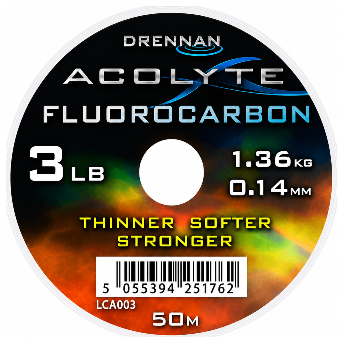 Drennan Acolyte Fluorocarbon 3lb 0,14 mm 50 m