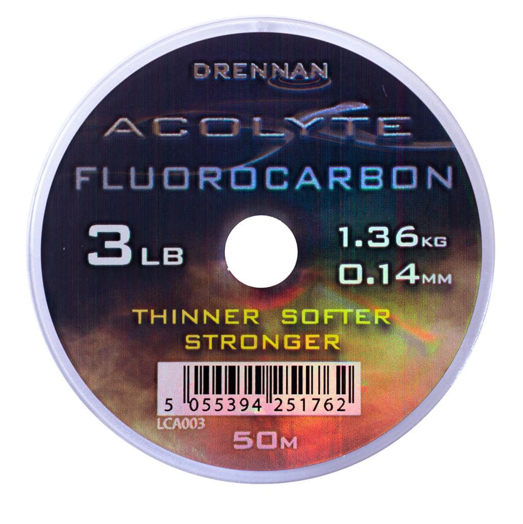 Drennan acolyte fluorocarbon 3lb 0.14mm