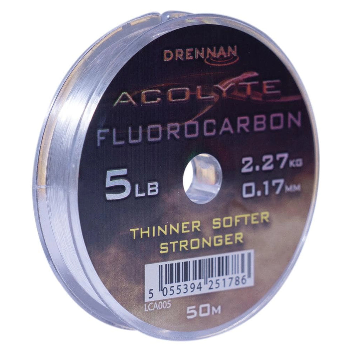 Drennan Acolyte Fluorocarbon 5lb 0,17 mm schuine verpakking