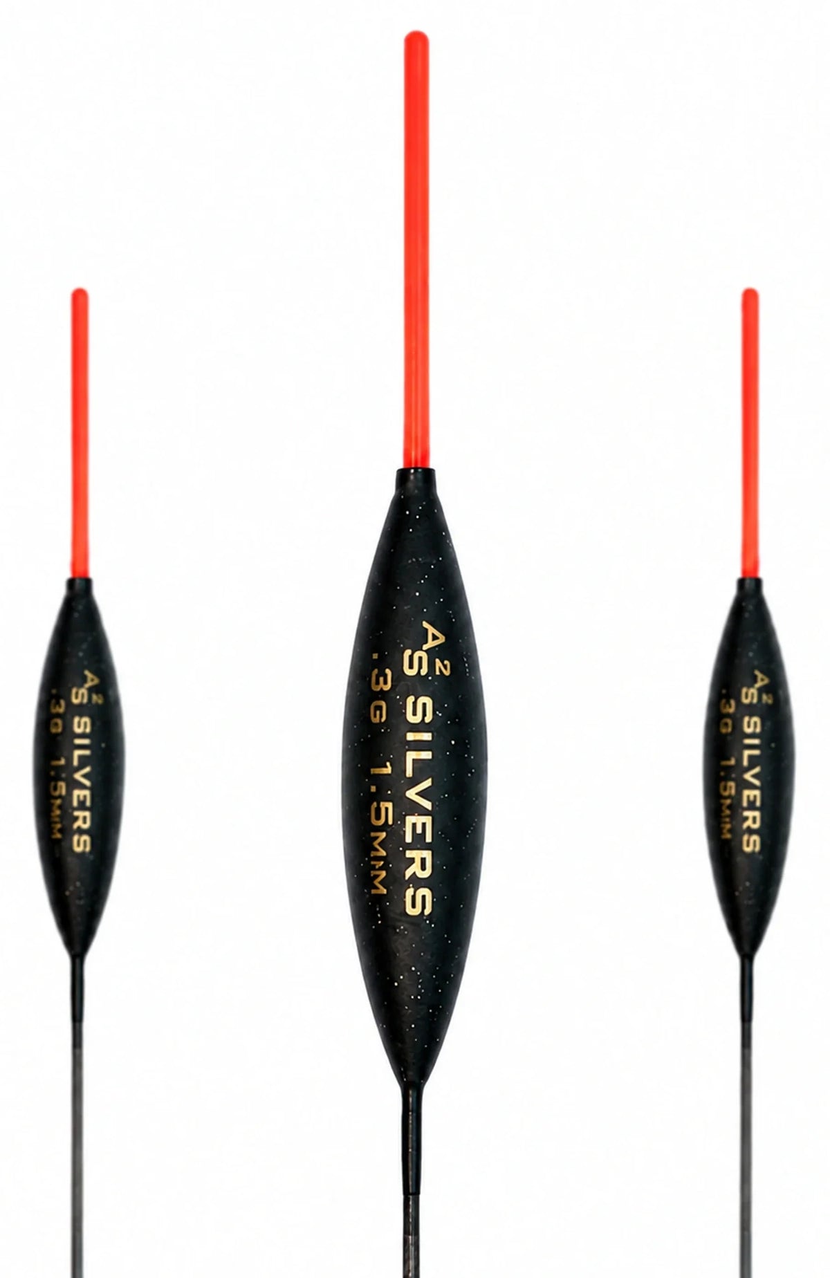 Drennan AS2 Silvers 0.30 g – close-up met gewichtsopdruk en antennedikte 1.5 mm