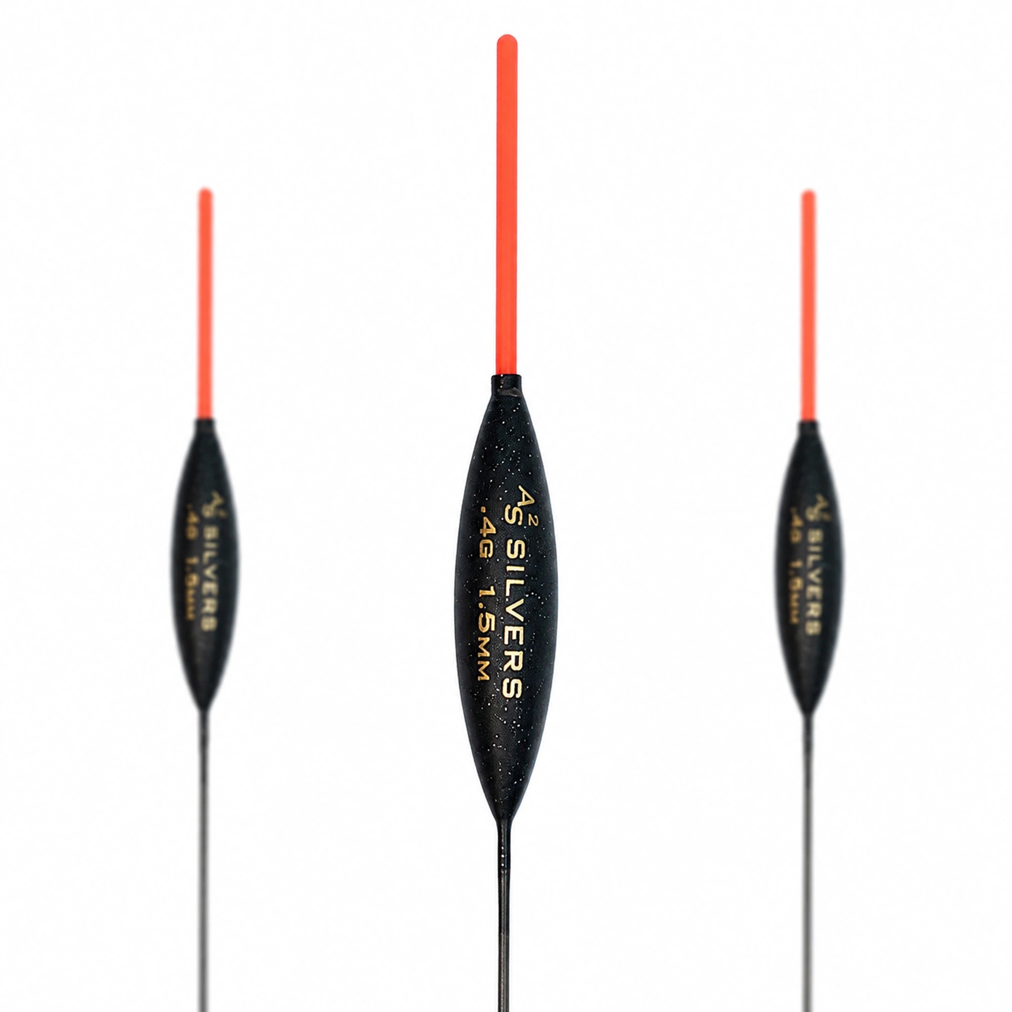 Drennan AS2 Silvers 0.40 g – close-up met gewichtsopdruk en antennedikte 1.5 mm