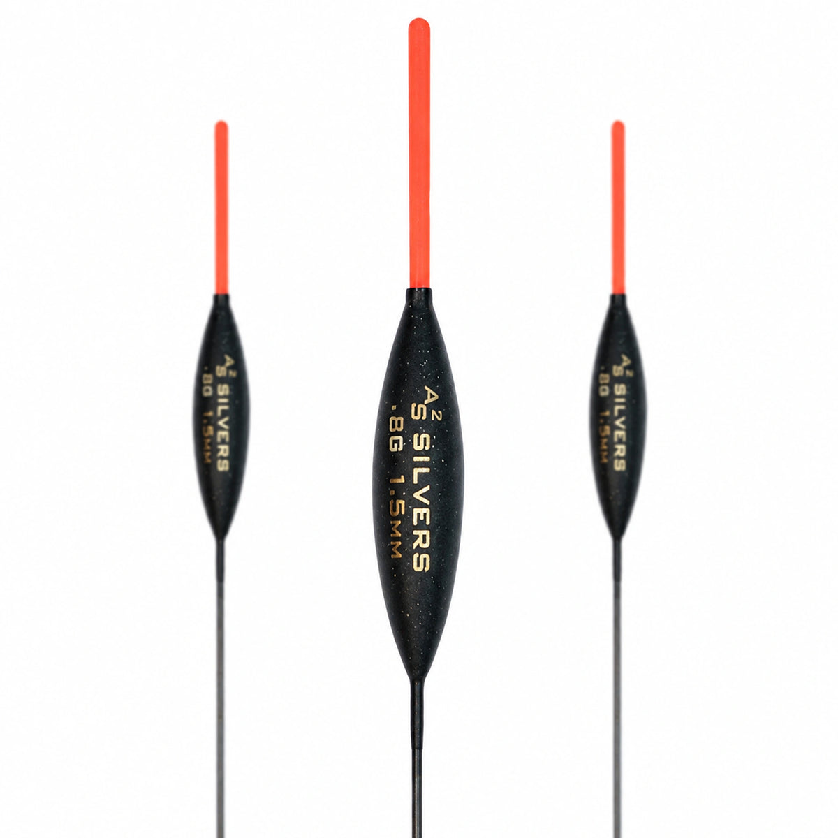Drennan AS2 Silvers 0.80 g – close-up met gewichtsopdruk en antennedikte 1.5 mm