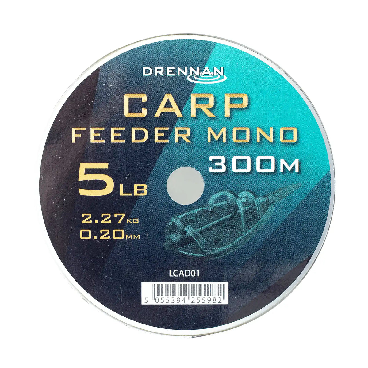 Drennan Carp Feeder Mono 300 m – variantcover van de spoel 0,20 mm, 5 lb en 2,27 kg, LCAD01