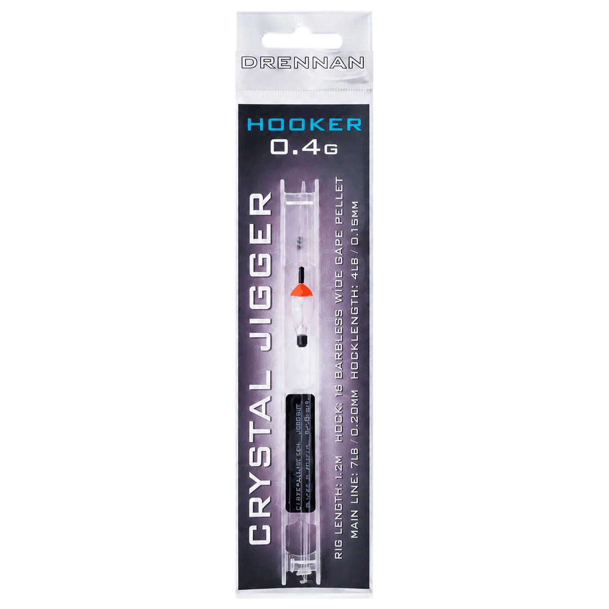 Drennan Crystal Jigger Rig Hooker 0,40 g