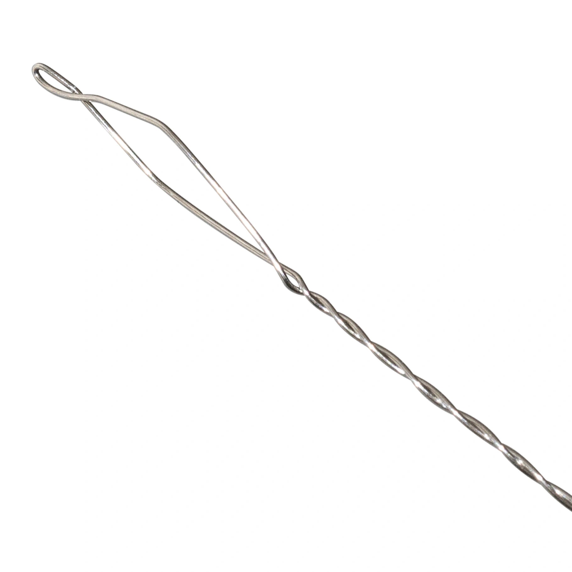 Drennan Diamond Eye Threader – zijaanzicht van het fijne metalen oog