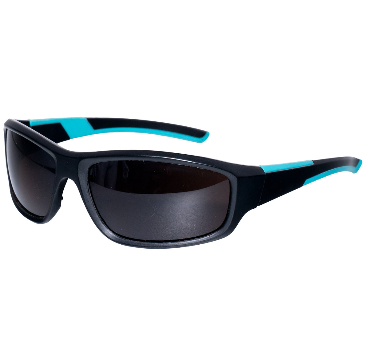 Drennan DR Match Wrap Sunglasses – zonnebril met geopende poten en turquoise antislipdelen