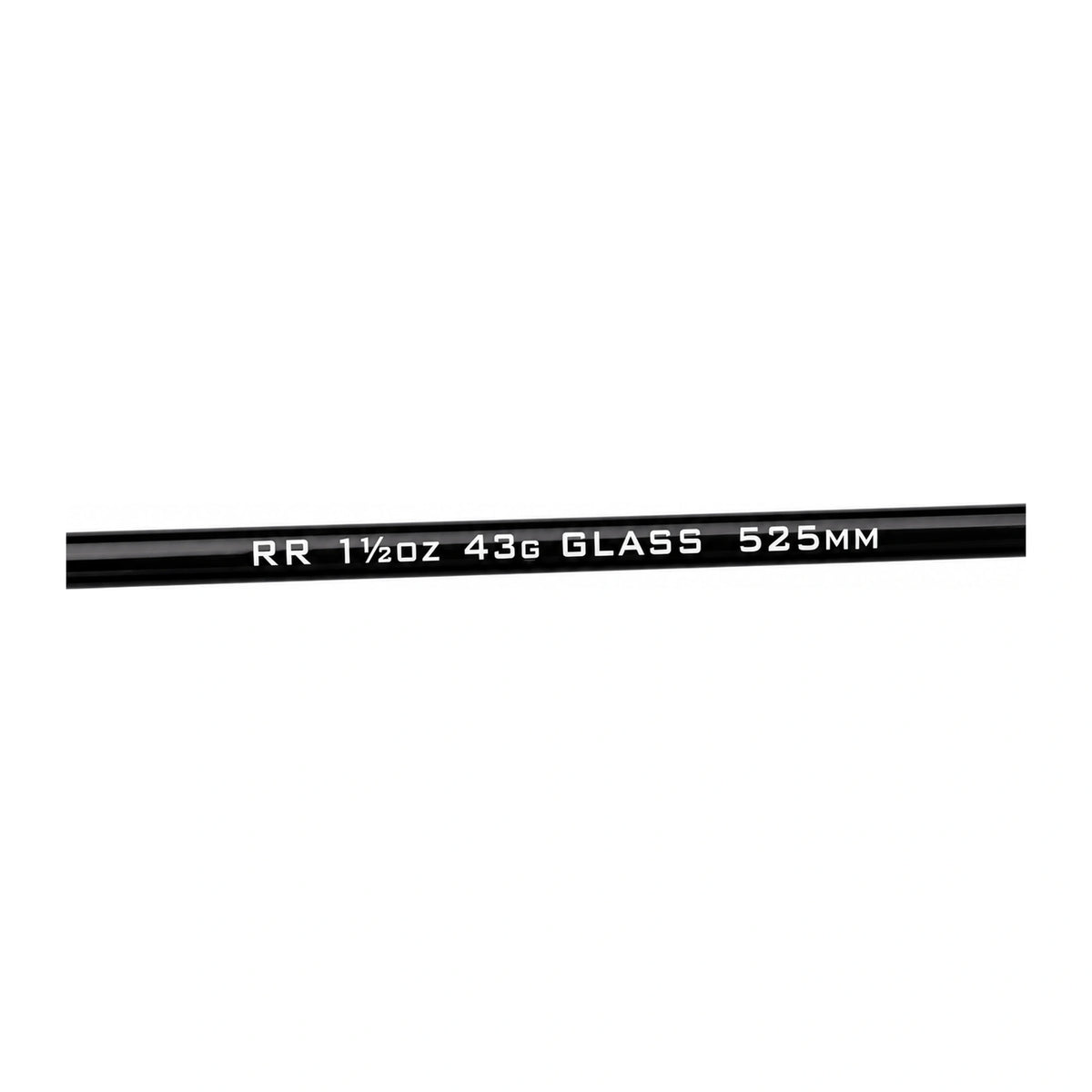 Drennan Red Range Feeder Tip 1.50 oz, close-up van de opdruk RR 1½oz 43g GLASS 525MM
