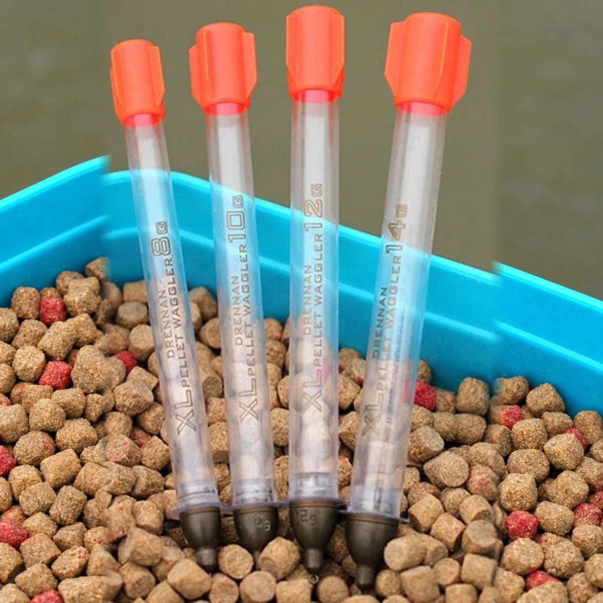 Drennan XL Pellet Wagglers in voerpellets