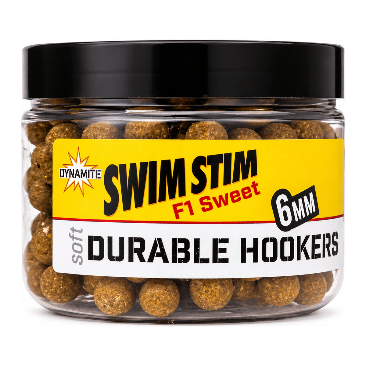 Dynamite Baits Swim Stim Soft Durable Hookers F1 Sweet 6mm – pot zachte haakpellets