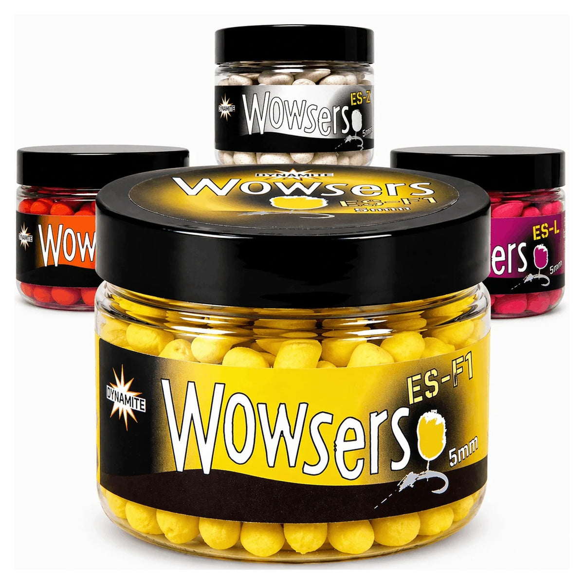 Dynamite Baits Wowsers dumbbell wafters 5mm assortiment