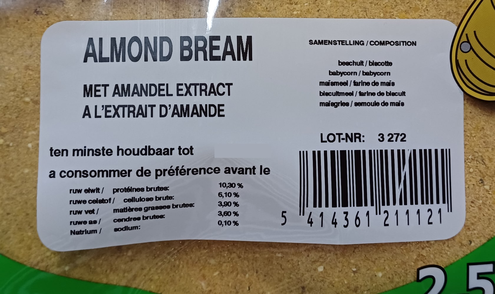eurofish almond bream 2.5kg