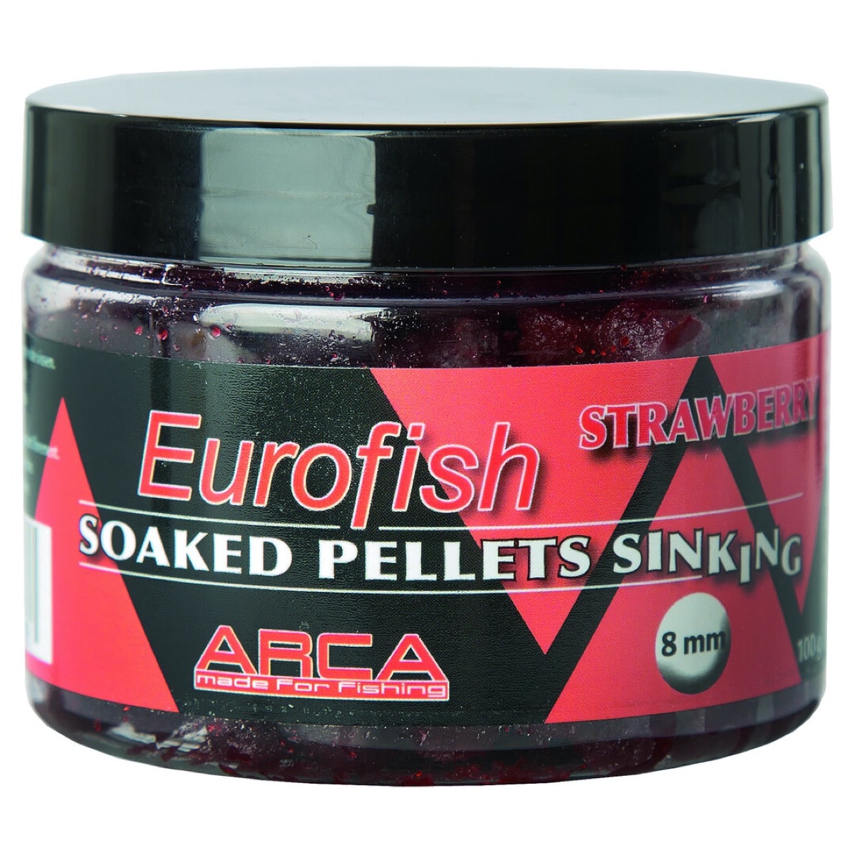 Eurofish soaked pellets sinking 8mm strawberry