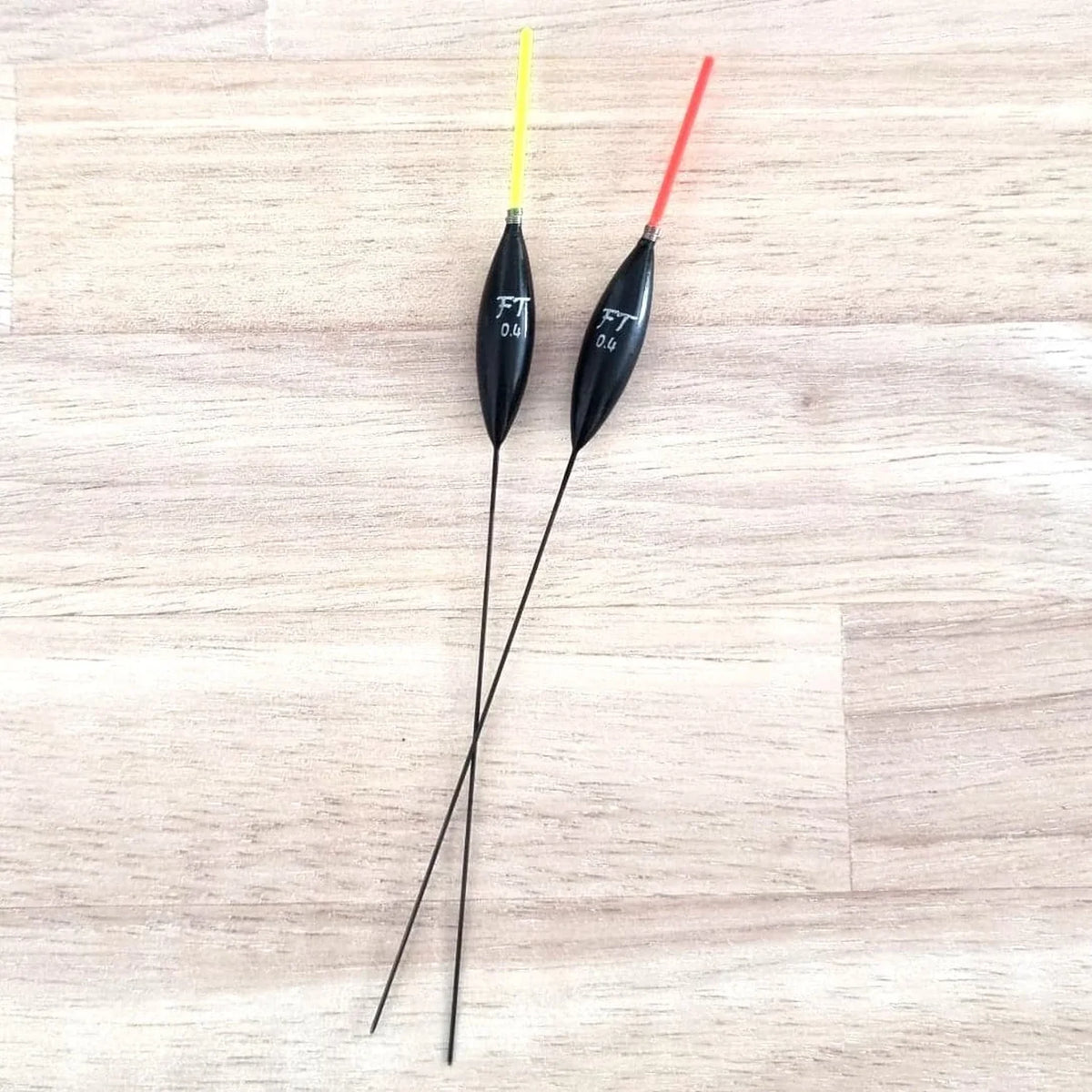 Fishing Things FT55 Titanium dobbers met gele en rode antenne