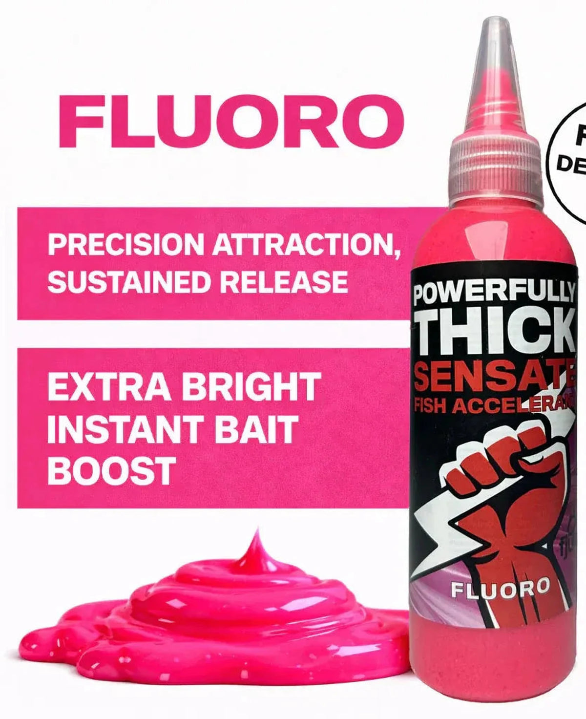 Fjuka Powerfully Thick Sensate Fish Accelerant Fluoro – fluorescerende visstimulator
