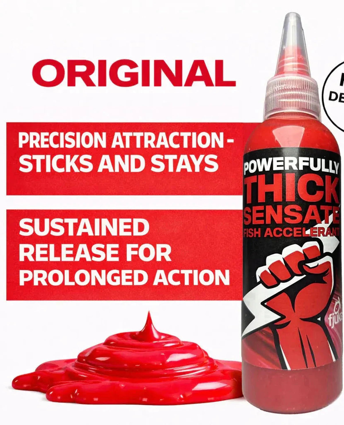 Fjuka Powerfully Thick Sensate Fish Accelerant Original Red – langdurige attractie