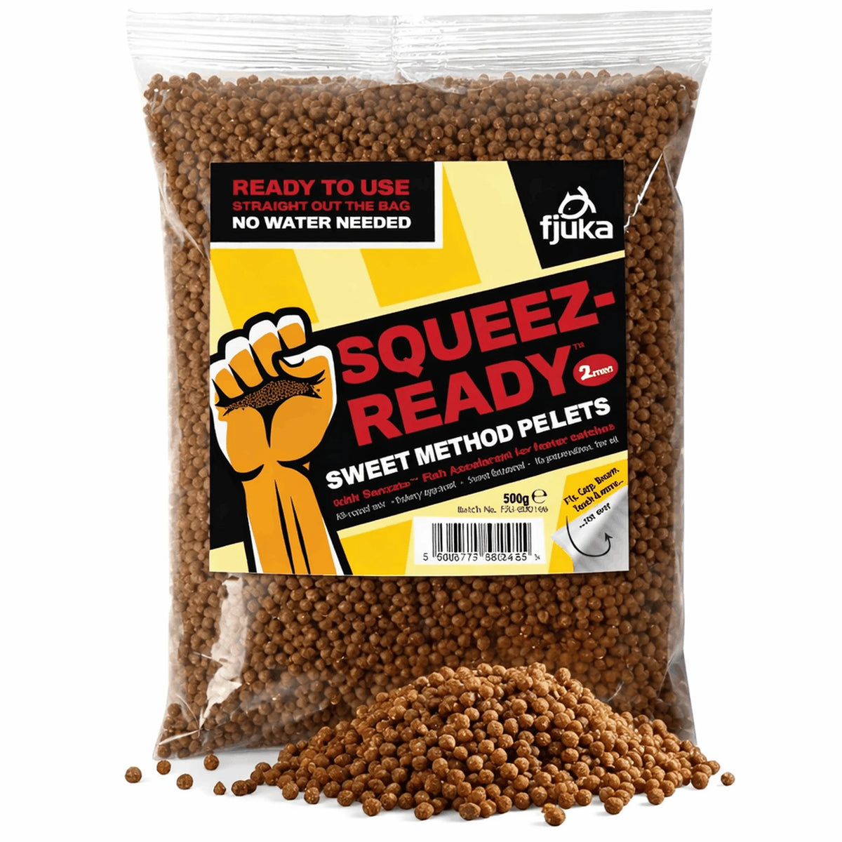 Fjuka Squeez-Ready Sweet Method Pellets 2 mm 500 gram