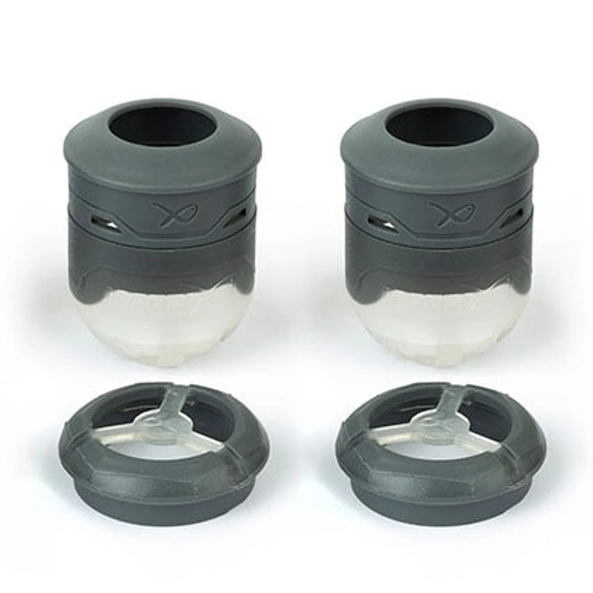 Matrix Flexible Toss Pots Medium – flexibele voerpotten met 2 deksels
