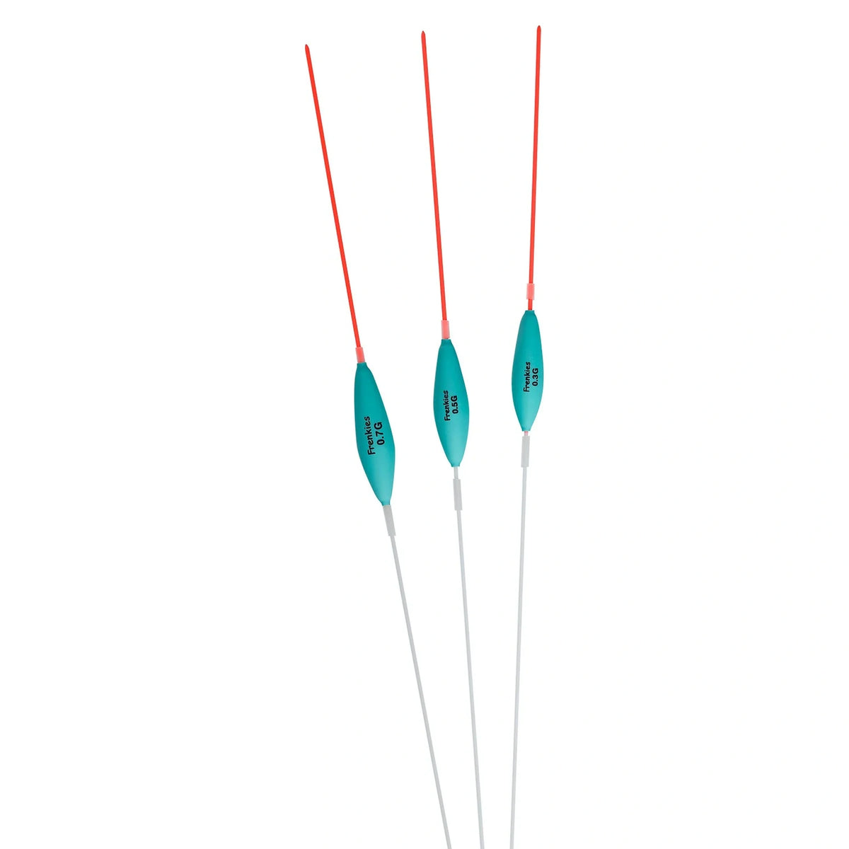 Frenkies Jeroen-dobbers met rode antennes in 0,3, 0,5 en 0,7 gram
