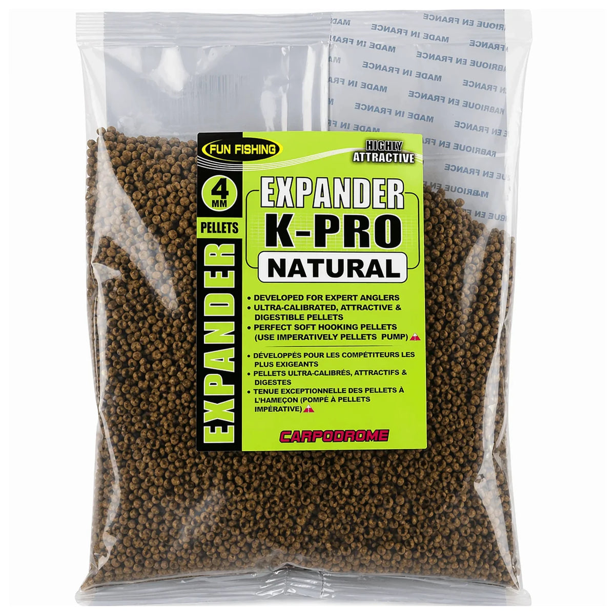Fun Fishing K-PRO Natural Expander pellets 4 mm 300 g
