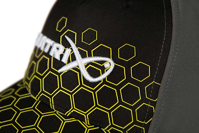 Matrix hex print baseball cap