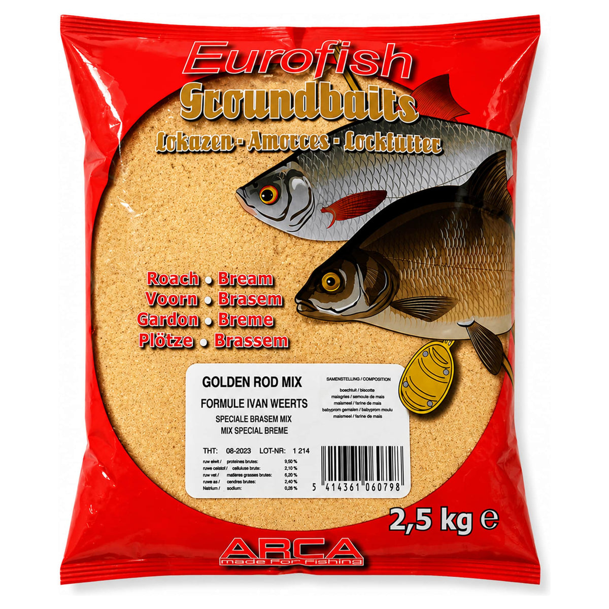 Eurofish Golden Rod Mix Formule Ivan Weerts 2,5 kg