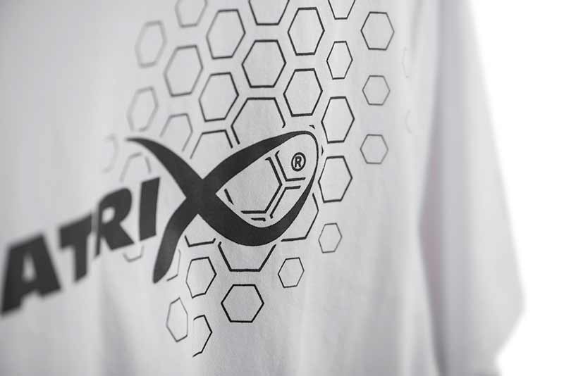 Matrix hex print t-shirt white