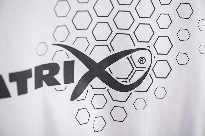 Matrix hex print t-shirt white