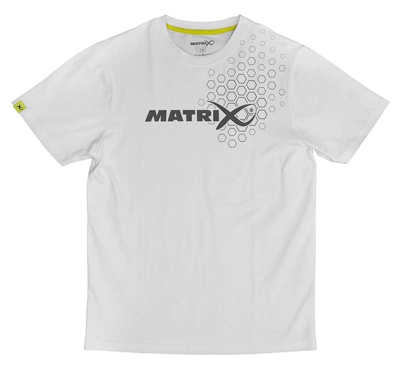 Matrix hex print t-shirt white