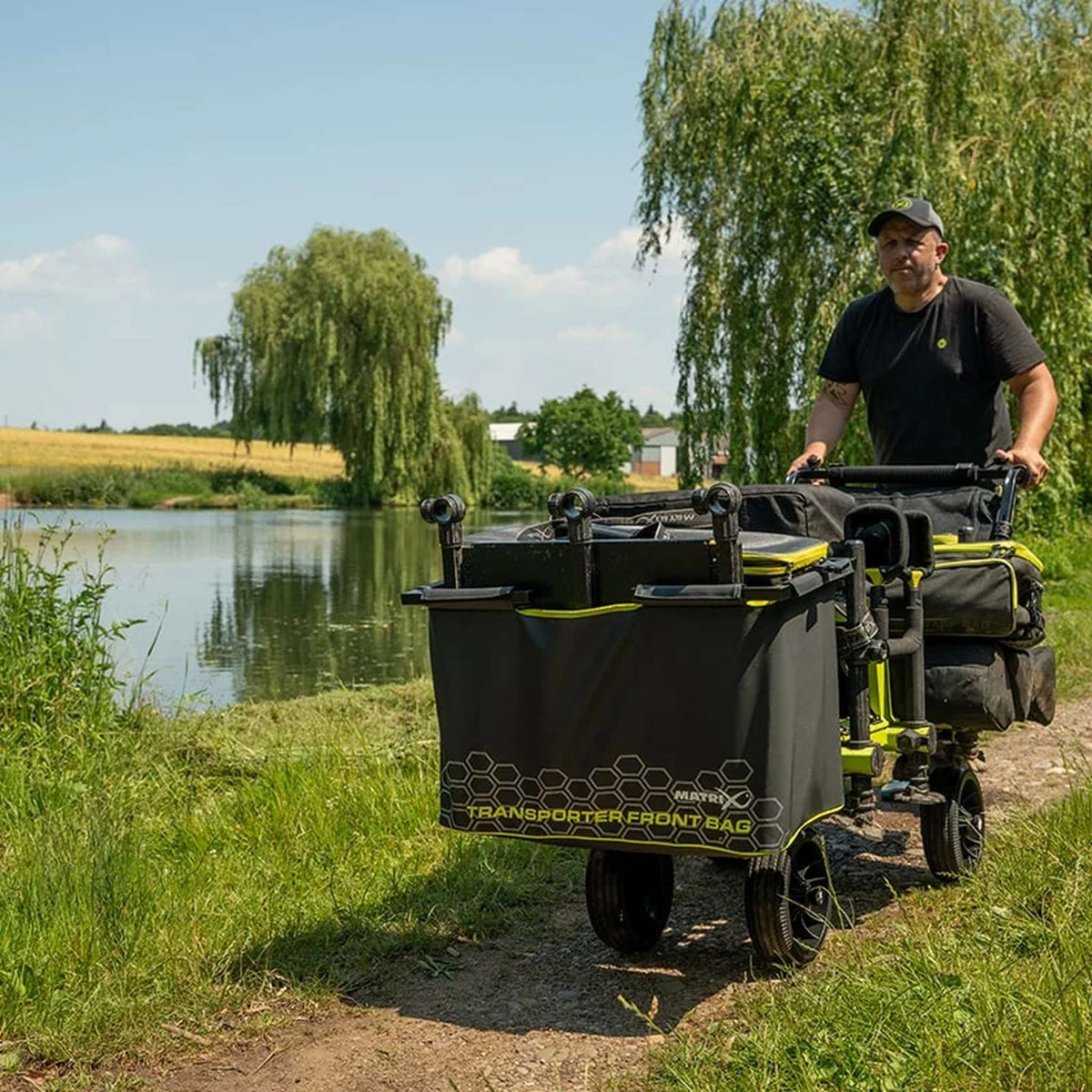 Matrix 4 Wheel Transporter Front Bag GTR007 – detailafbeelding 16 van de voortas voor transportkar