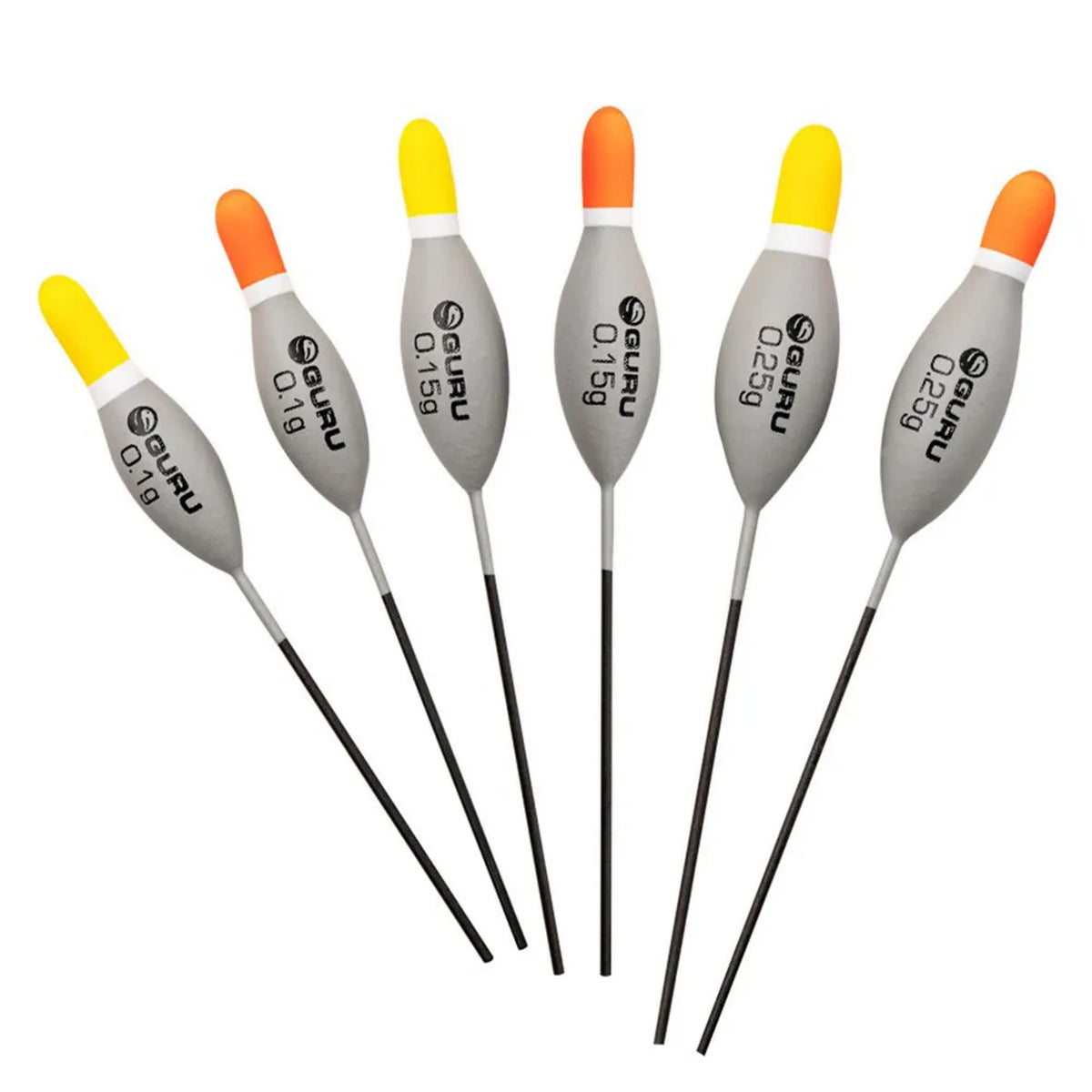 Guru Carbon Cookie dobbers in 0,1 g, 0,15 g en 0,25 g