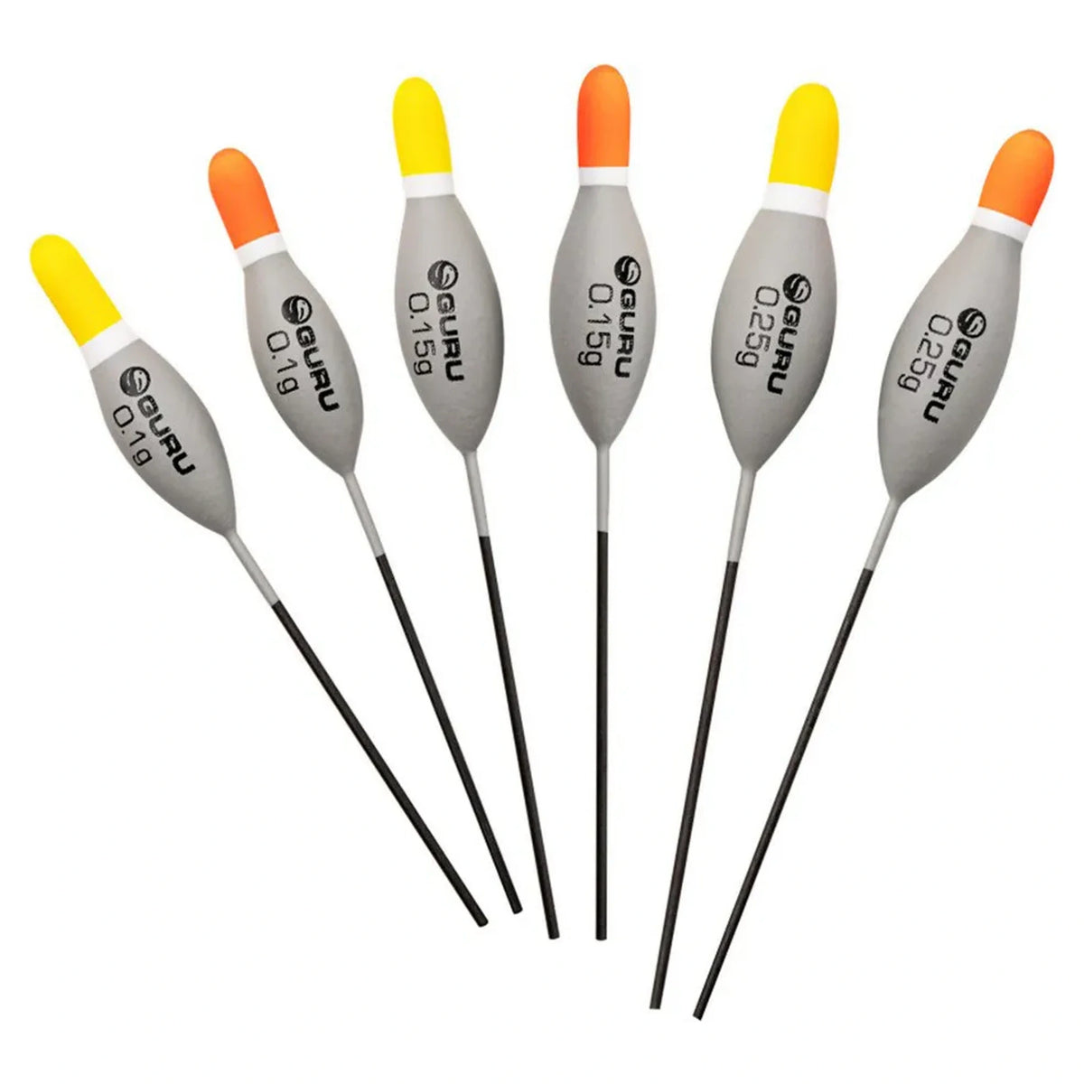 Guru Carbon Cookie dobbers in 0,1 g, 0,15 g en 0,25 g