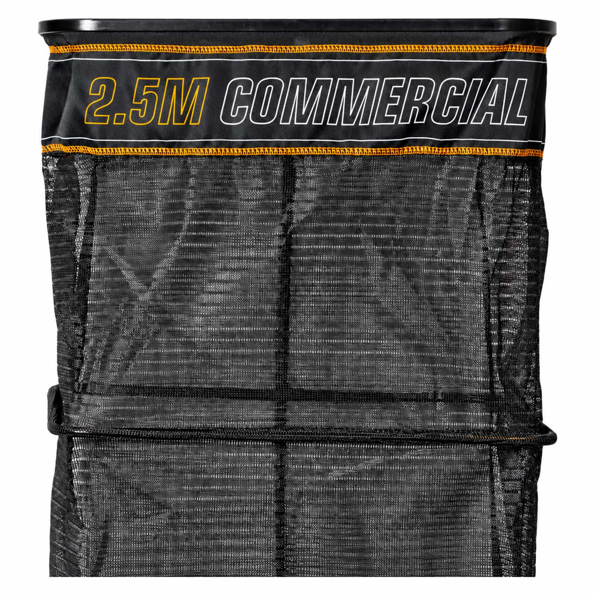 Guru Commercial Match leefnet 2,5 m, frontale cover met 2.5M COMMERCIAL-opdruk