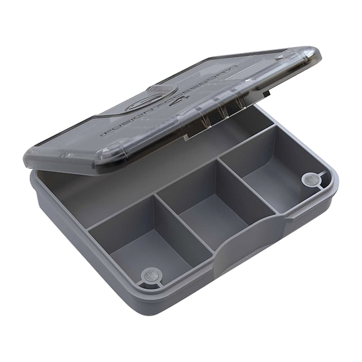 Guru Feeder Box Accessory Box met vier vakken en schuin geopend transparant deksel