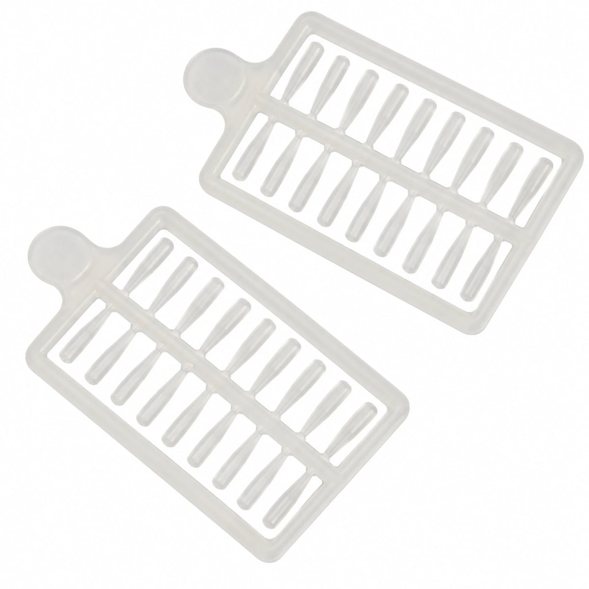 Guru Hair Rig Speed Stop GSS – twee strips met 36 transparante aasstoppers