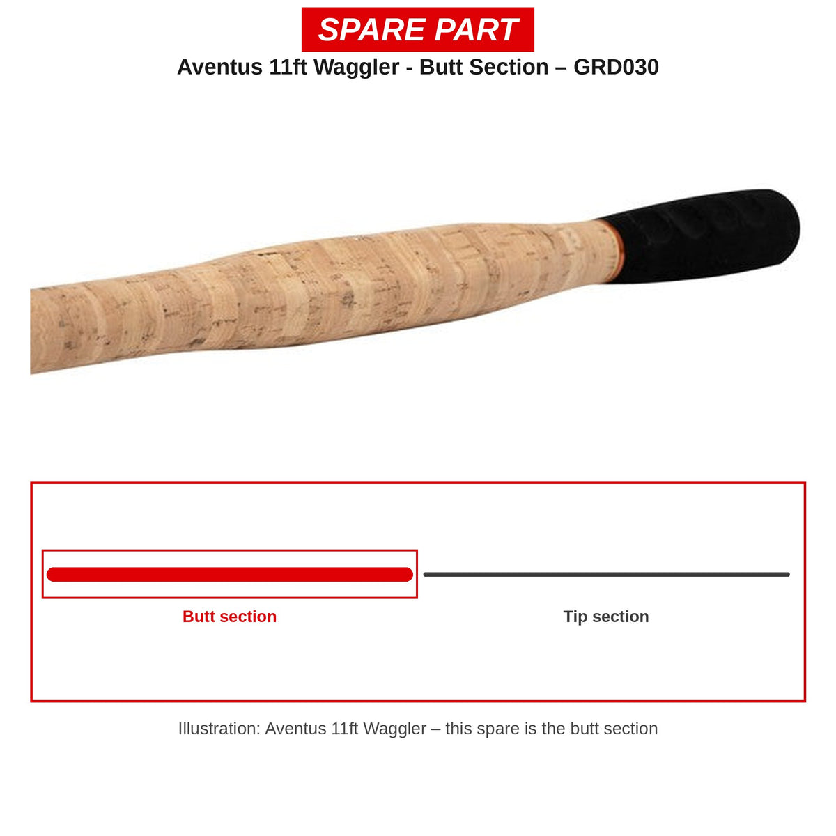Guru Handdeel Aventus 11ft Waggler – GRD030