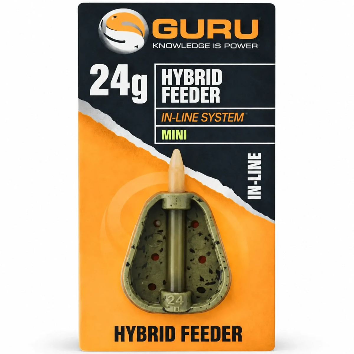 Guru Hybrid Feeder In-line System 24g Mini verpakking met 24g Mini feeder